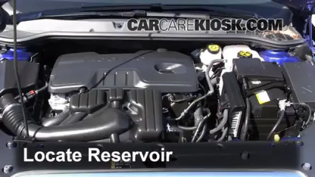 2013 Buick Verano 2.4L 4 Cyl. FlexFuel Líquido limpiaparabrisas Agregar líquido